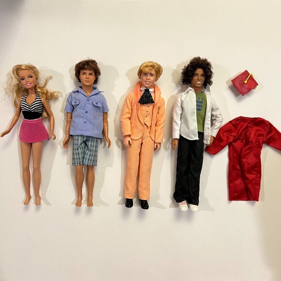 Lot of 4 High School Musical Dolls | Sharpay, Troy, Ryan, Chad - Picture 1 of 4